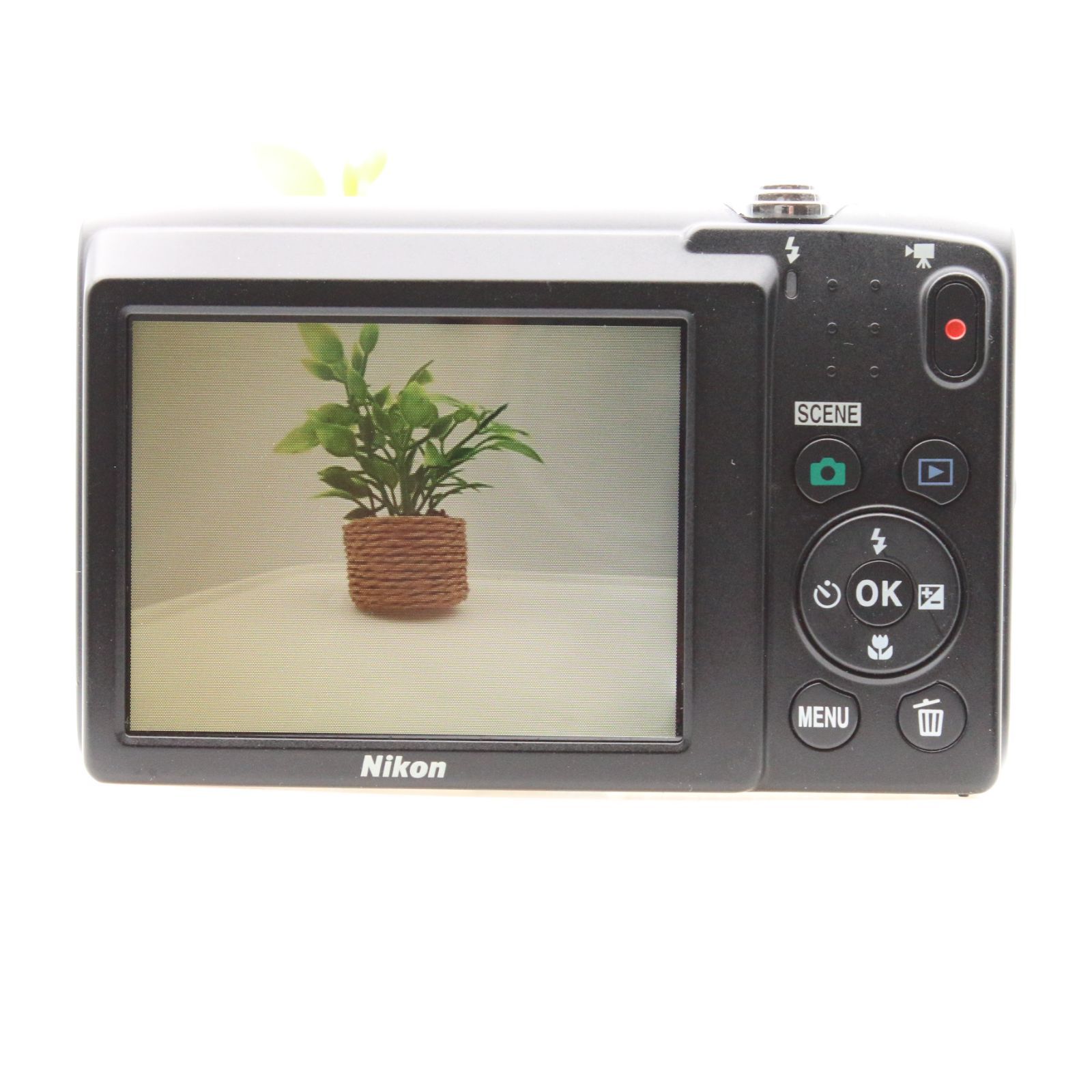 極上品】 Nikon COOLPIX S2900 シルバー 5倍ズーム 2005万画素