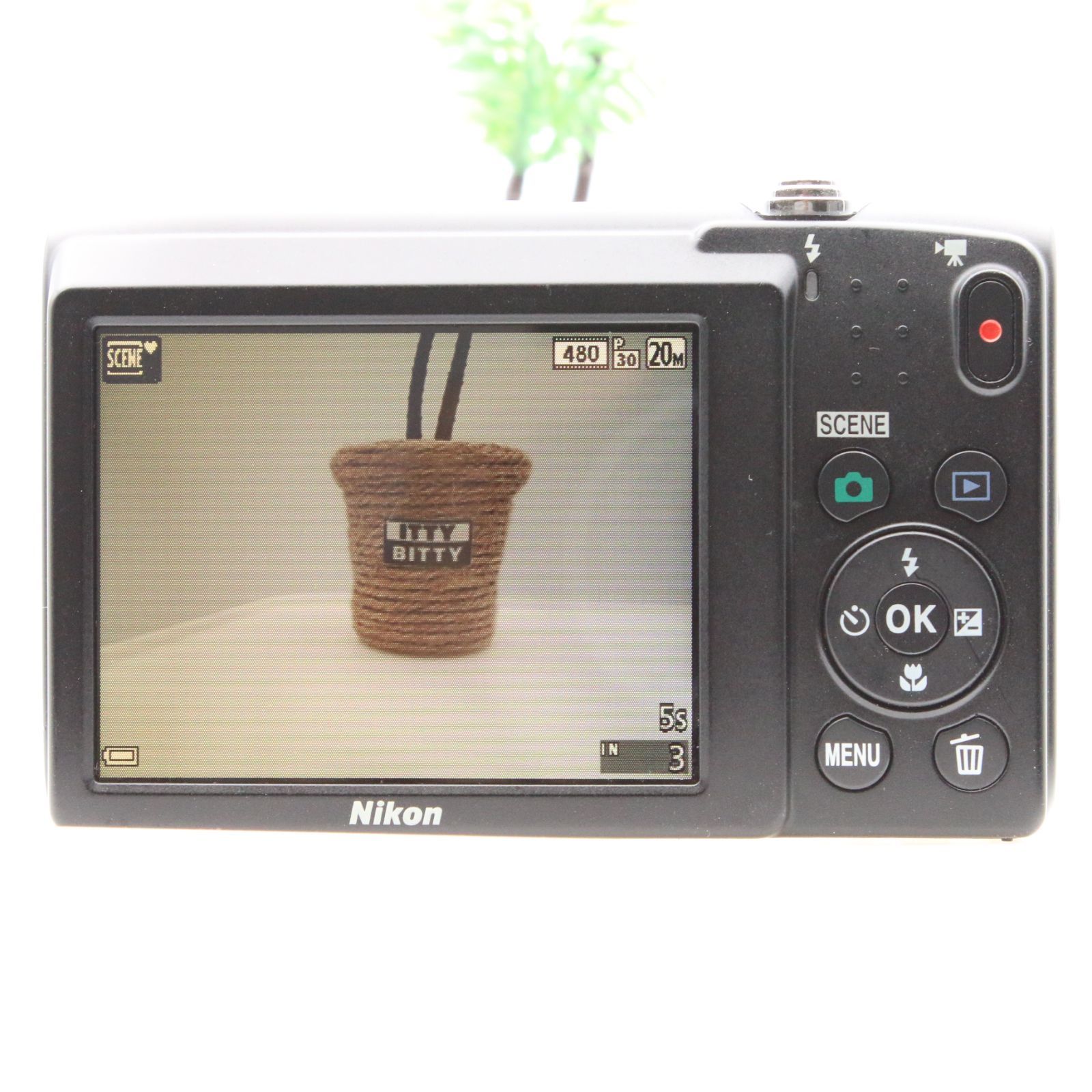 極上品】 Nikon COOLPIX S2900 シルバー 5倍ズーム 2005万画素