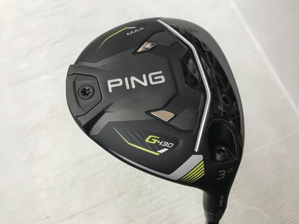 ピン G430 MAX 15度 ALTA J CB BLACK Rフレックス フェアウェイウッド