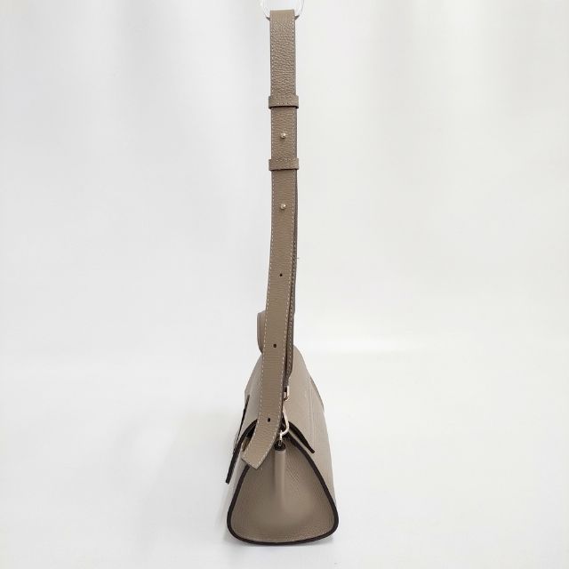 LORISTELLA ロリステッラ BETH 2WAY  レザー 革 イタリア製 ショルダーバッグ グレージュ レディース【中古】6-0412G∞ LORISTELLA ロリステッラ BETH 2WAY レザー 革 イタリア製 ショルダー