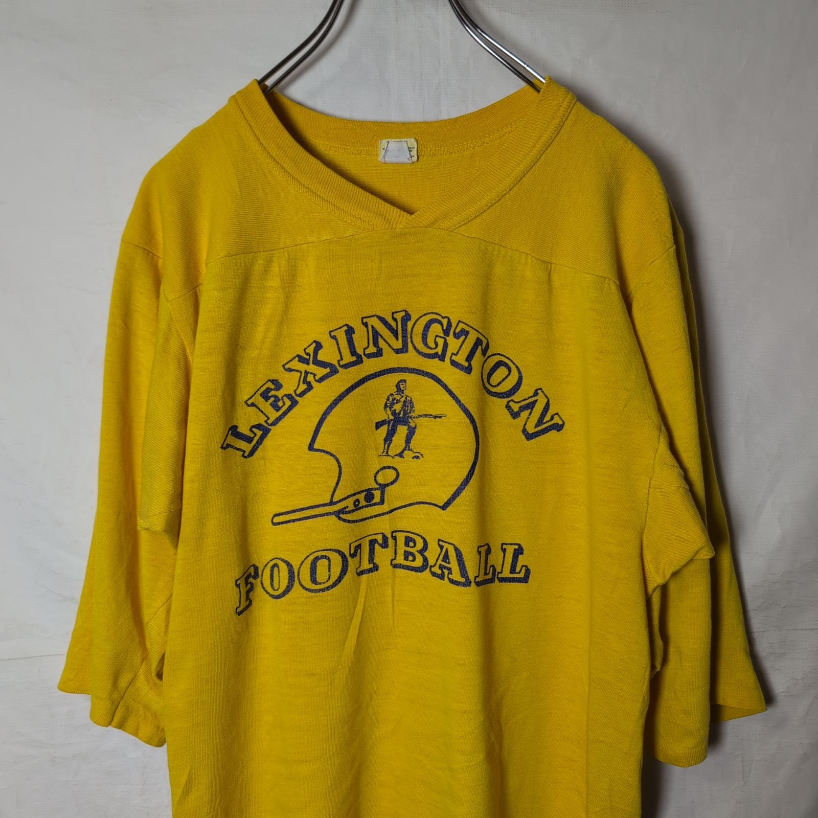 古着 MASON フットボール 五分袖 Tシャツ USA製 シングルステッチ ビンテージ f