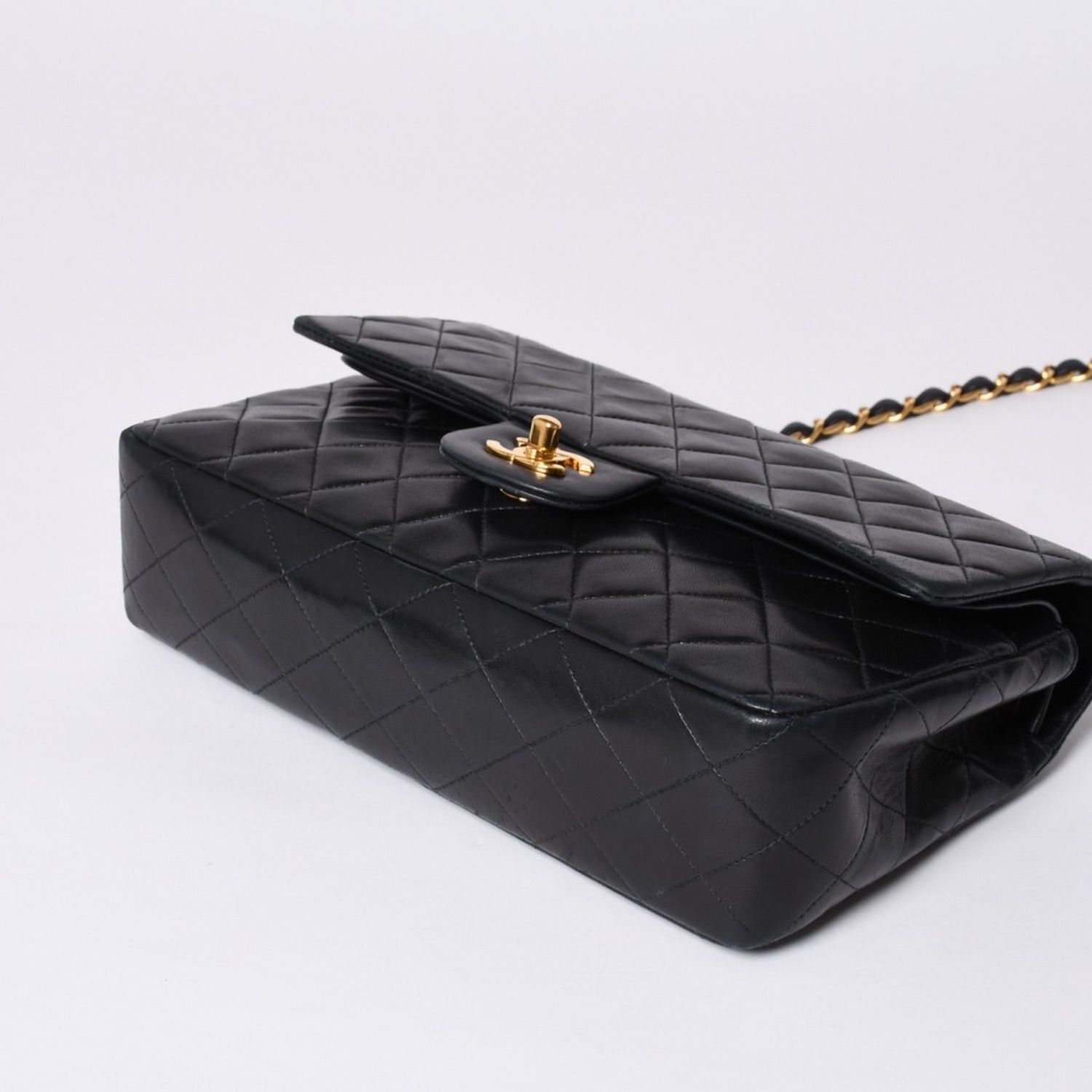 極美品 CHANEL シャネル マトラッセ25 Wフラップ Wチェーンショルダー