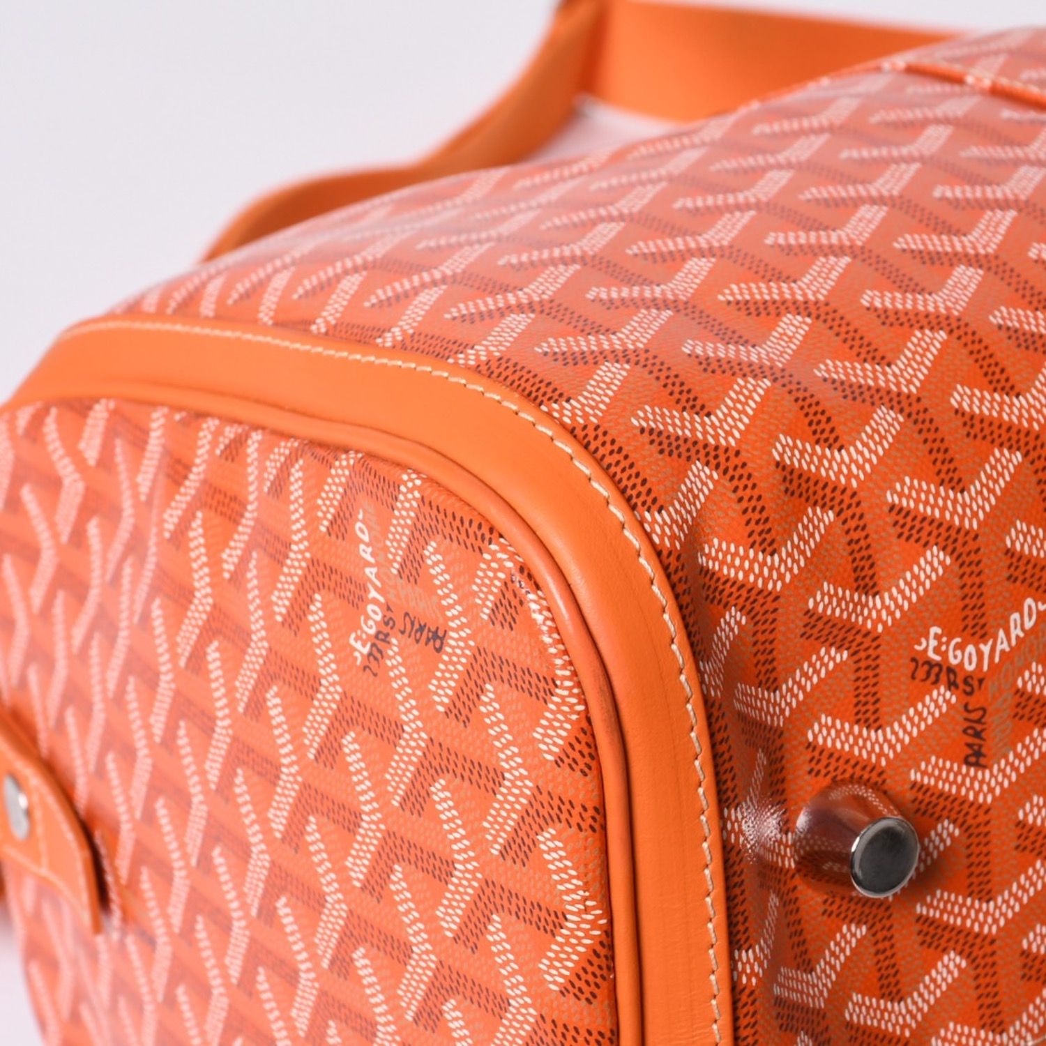 新品未使用ゴヤールGOYARDボストン45 オレンジ 中古・古着通販】GOYARD (ゴヤール) ボーイング45 ボストンバッグ