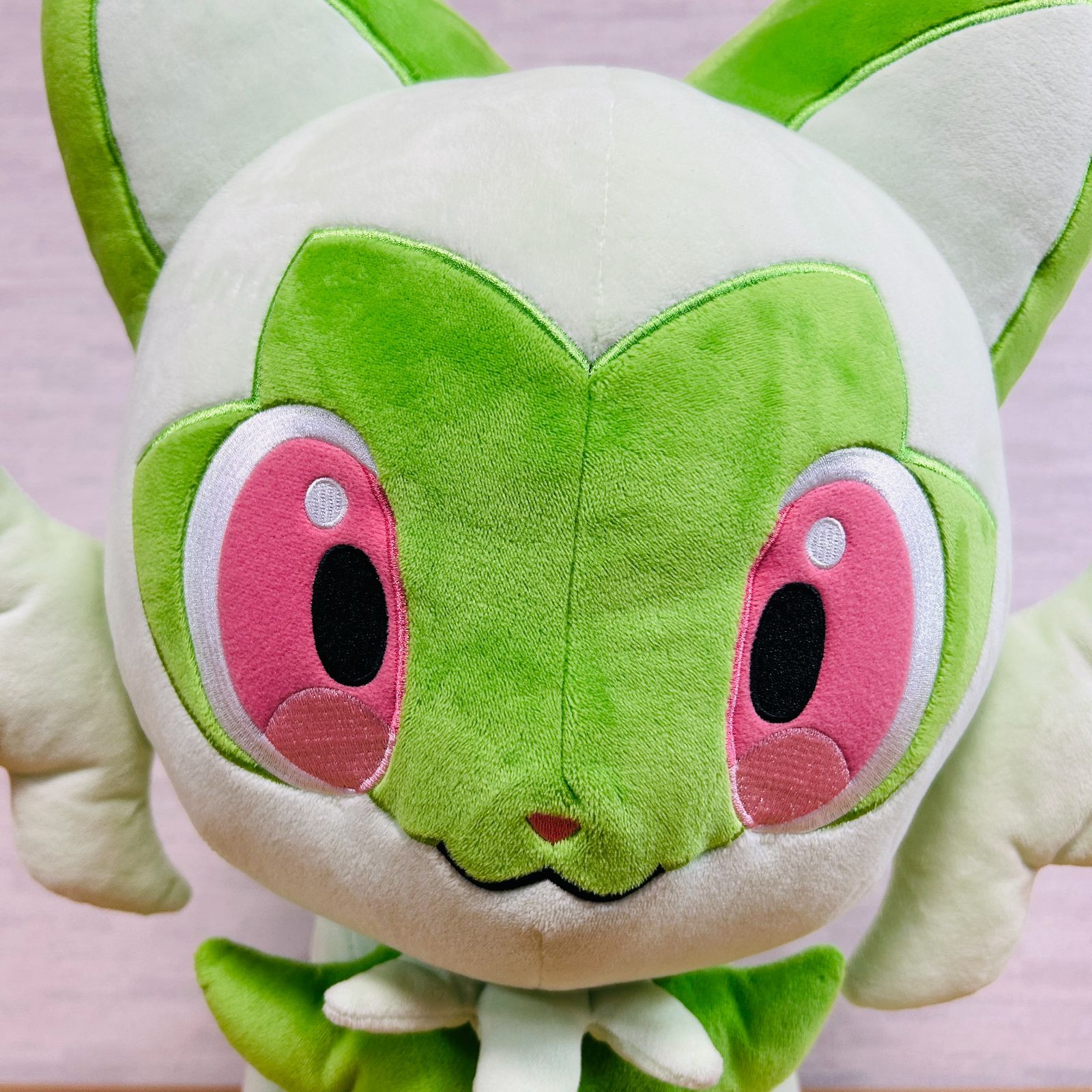 ポケモンセンターオリジナル ぬいぐるみ 等身大ニャオハ 50×44×41(H×W