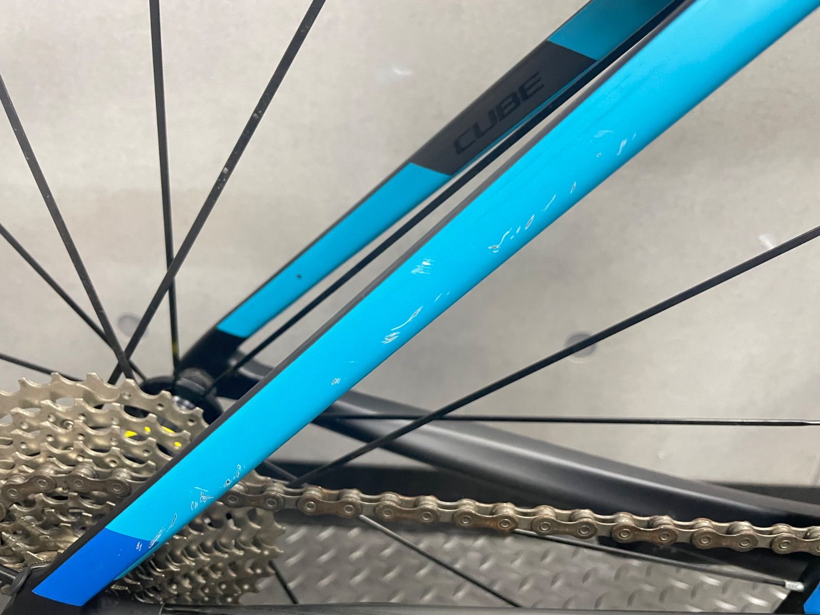 W0223 □未整備品□CUBE キューブ AGREE:62 PRO 2018 53 SHIMANO 