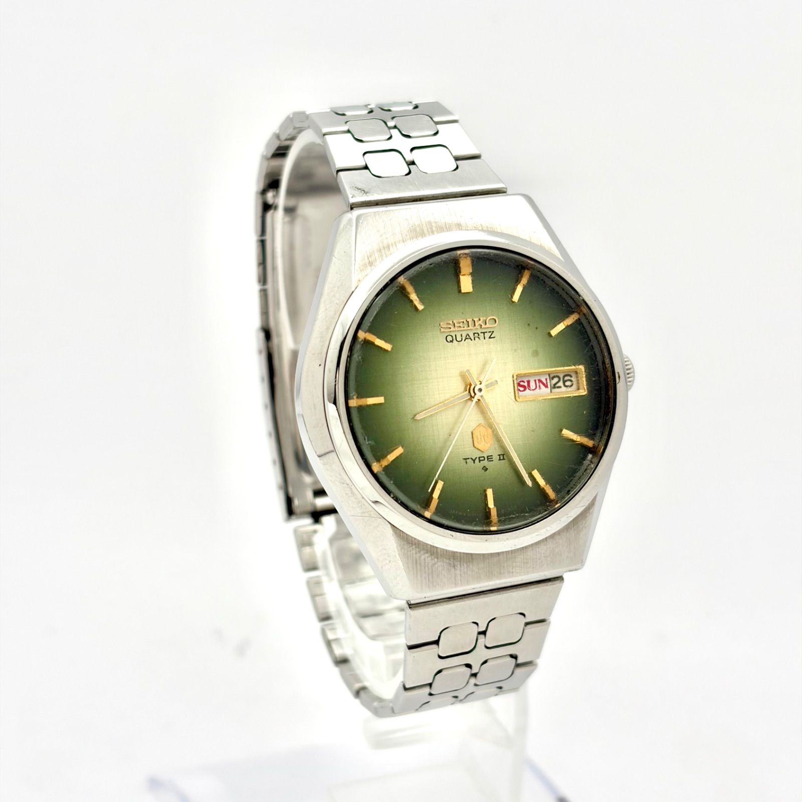 新品電池】SEIKO セイコー TYPEⅡ タイプ2 メンズ 腕時計 シルバー