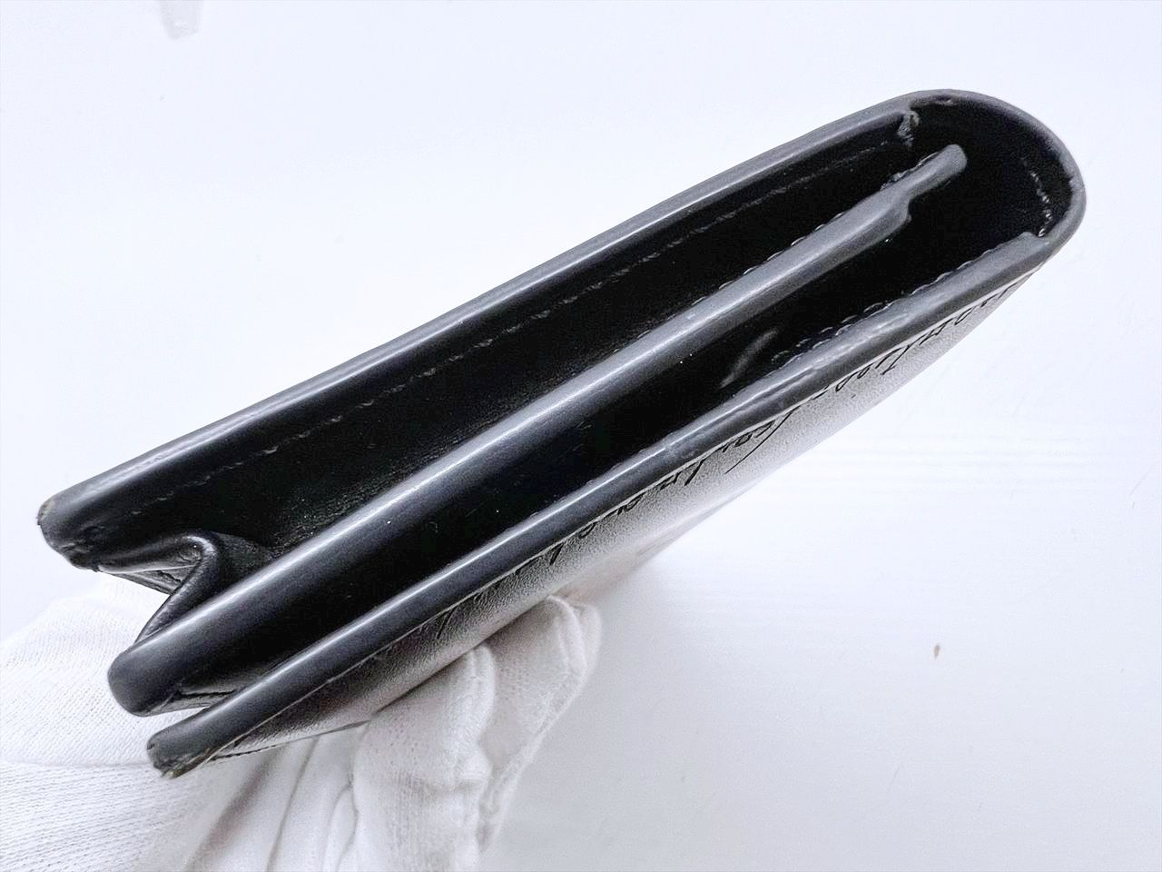 良好品 Berluti ベルルッティ サンタル フラップ ロングウォレット 二
