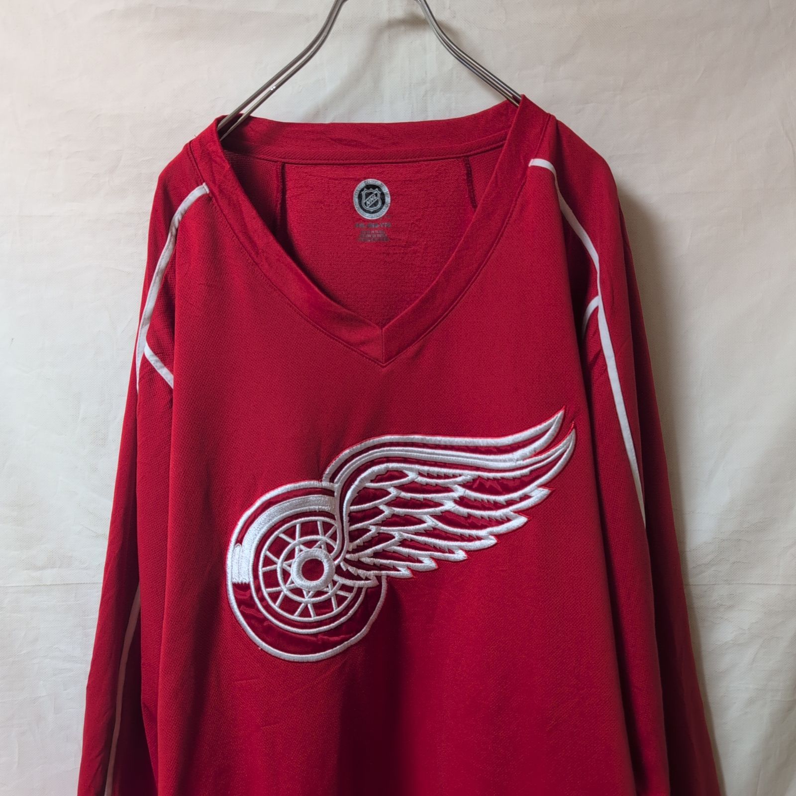 NHL Detroit Red Wings デトロイト レッドウィングス ゲームシャツ ユニフォーム ホッケーシャツ f656 huyu