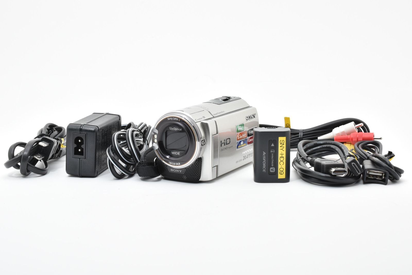 美品 動作確認済SONY HDR-CX590V 付属品あり SONY HDビデオカメラ Handycam HDR-CX590V