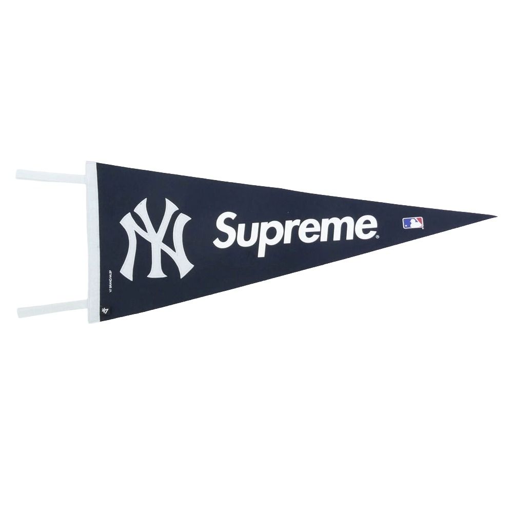 送料無料☆新品 正規品 15SS supreme ヤンキース Pennant Supreme シュプリーム 15SS New York Yankees Pennant MLB