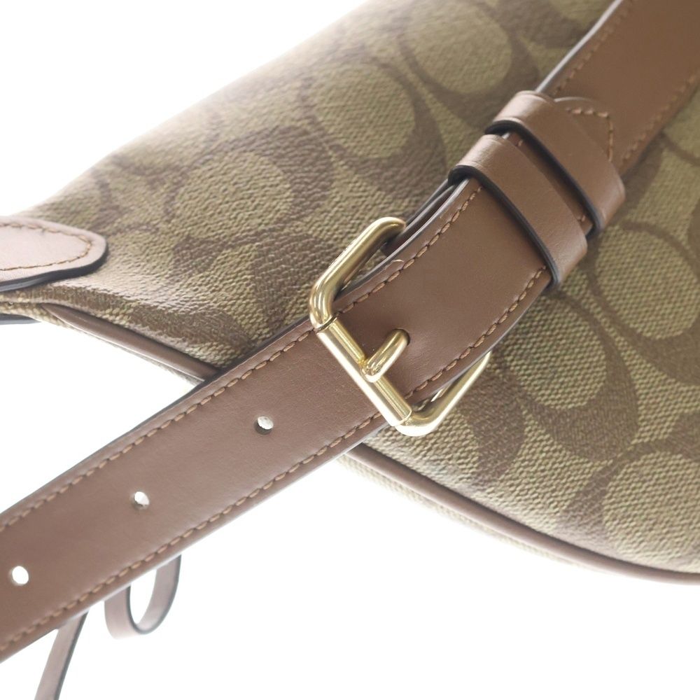 COACH (コーチ) シグネチャー クロスボディバッグ ウエストバッグ