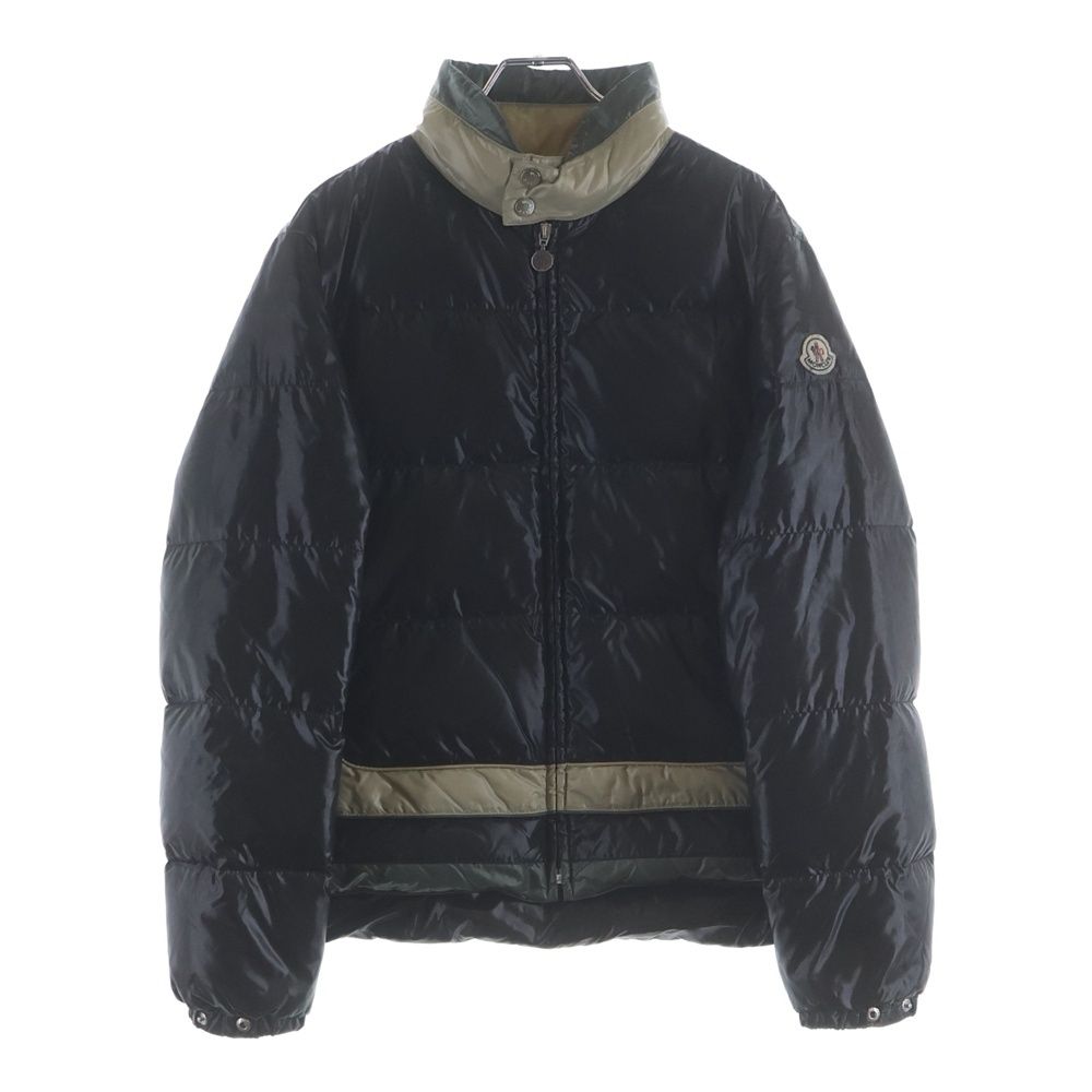 MONCLER (モンクレール) ナイロン ダウンジャケット ブラック/カーキ 