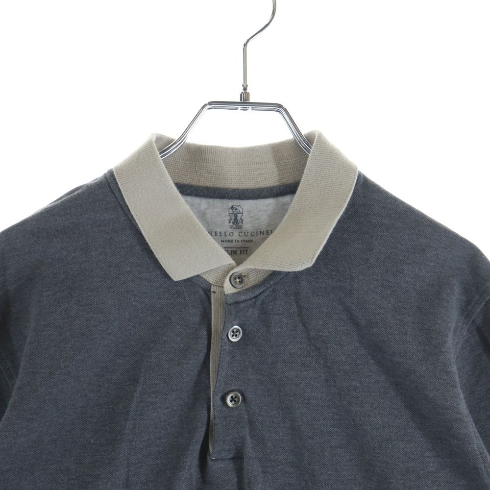 BRUNELLO CUCINELLI ブルネロクチネリ ポロシャツ 半袖 BRUNELLO CUCINELLI (ブルネロクチネリ) イタリア製 コットン 半袖