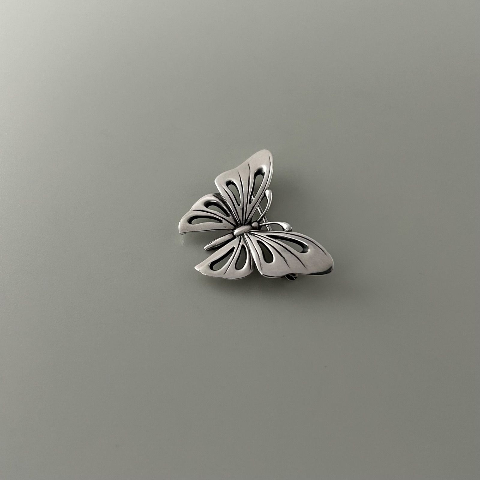 ジョージジェンセン ブローチ バタフライ 蝶 563A AG925 Georg Jensen