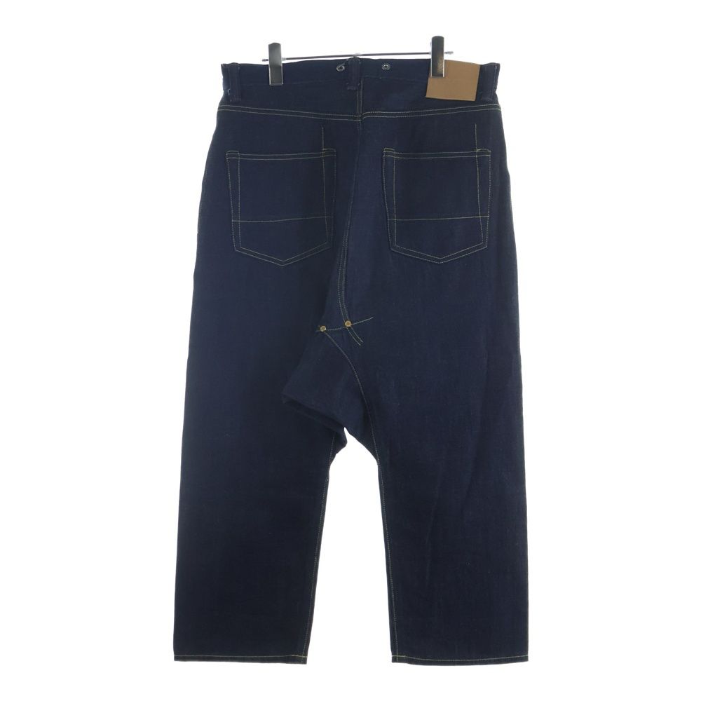 新品未使用FUMITOGANRYUデニム サルエルパンツ 黒青 FUMITO GANRYU (フミトガンリュウ) 5 POCKET DENIM SARROUEL PANTS