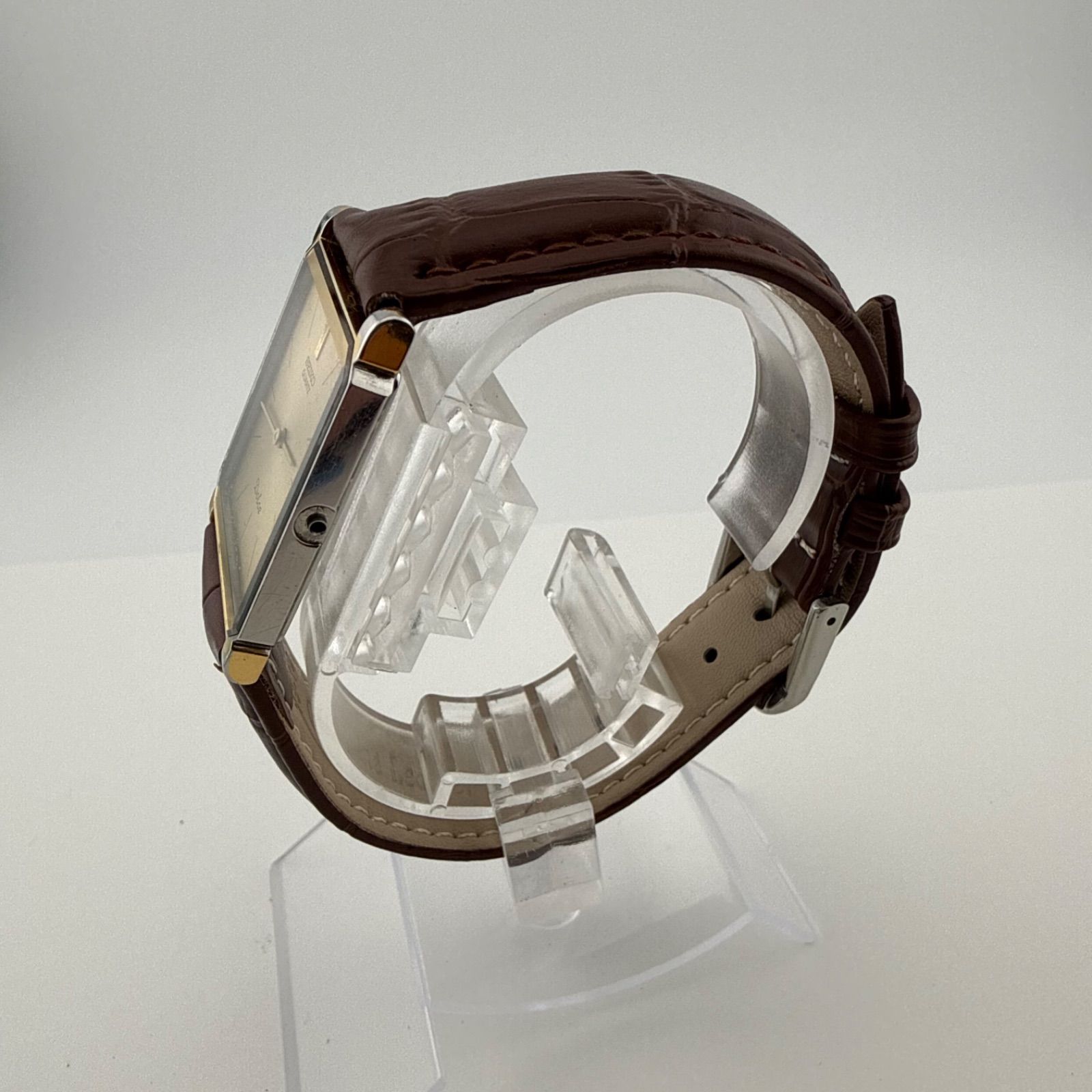 SEIKO 7730-5020 セイコー DOLCE ドルチェ スクエア メンズ 腕時計 
