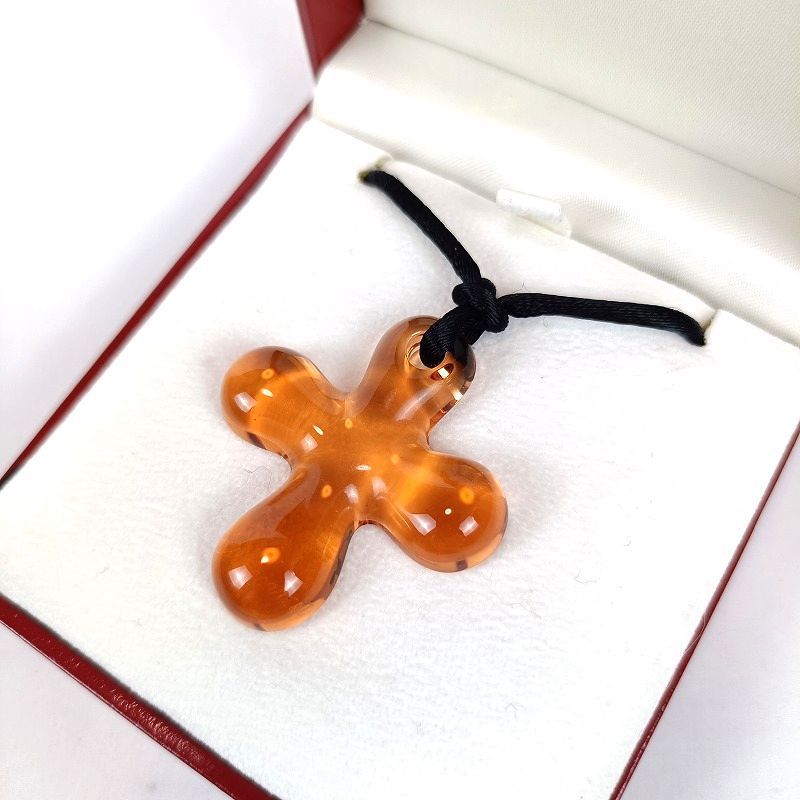 D5028【Baccarat】コキアージュ クリアオレンジ チョーカー D5028【Baccarat】コキアージュ クリアオレンジ チョーカー 【公式通販】