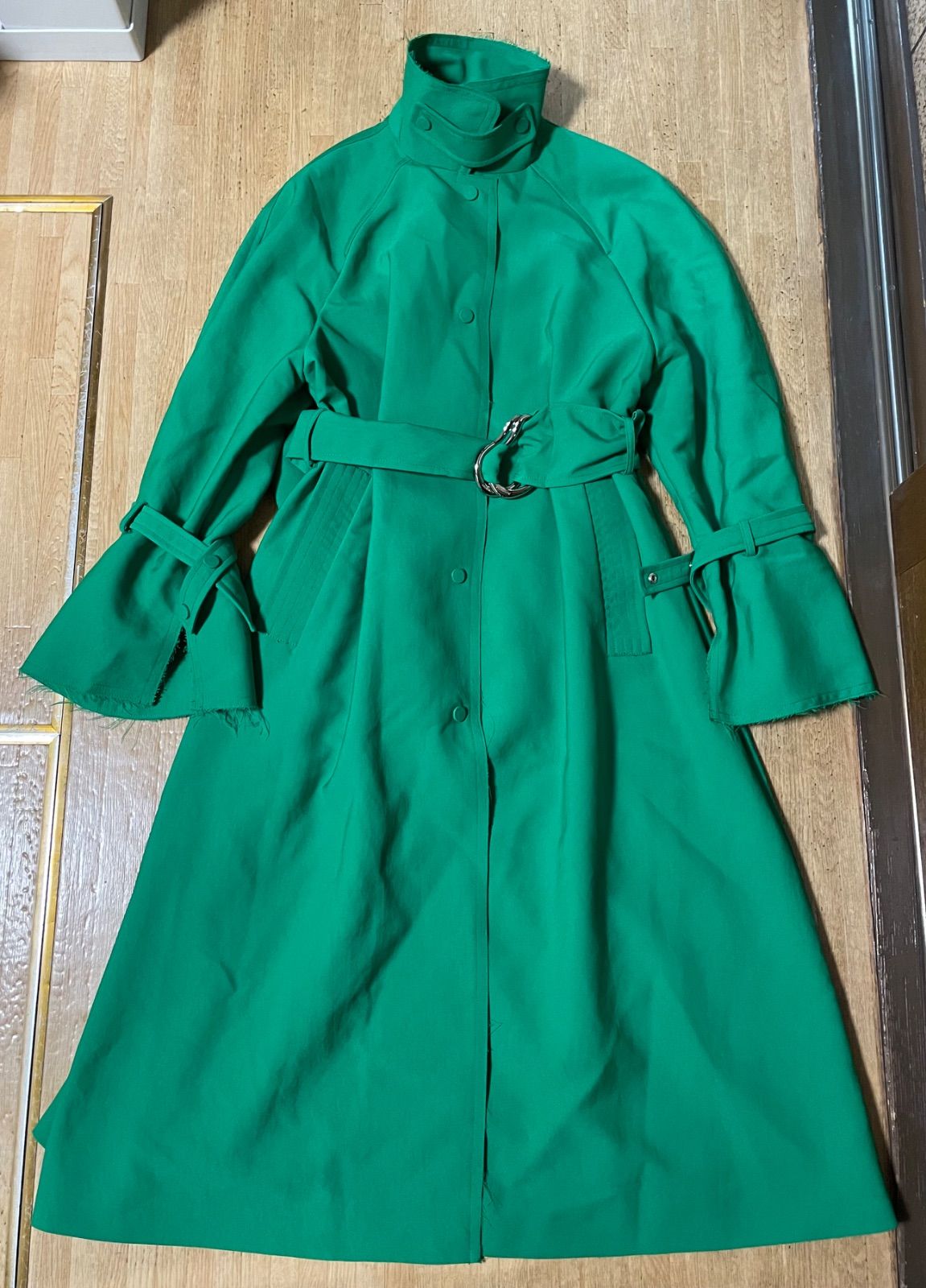 MAISON SPECIAL メゾンスペシャル ベルスリーブカットオフコート 