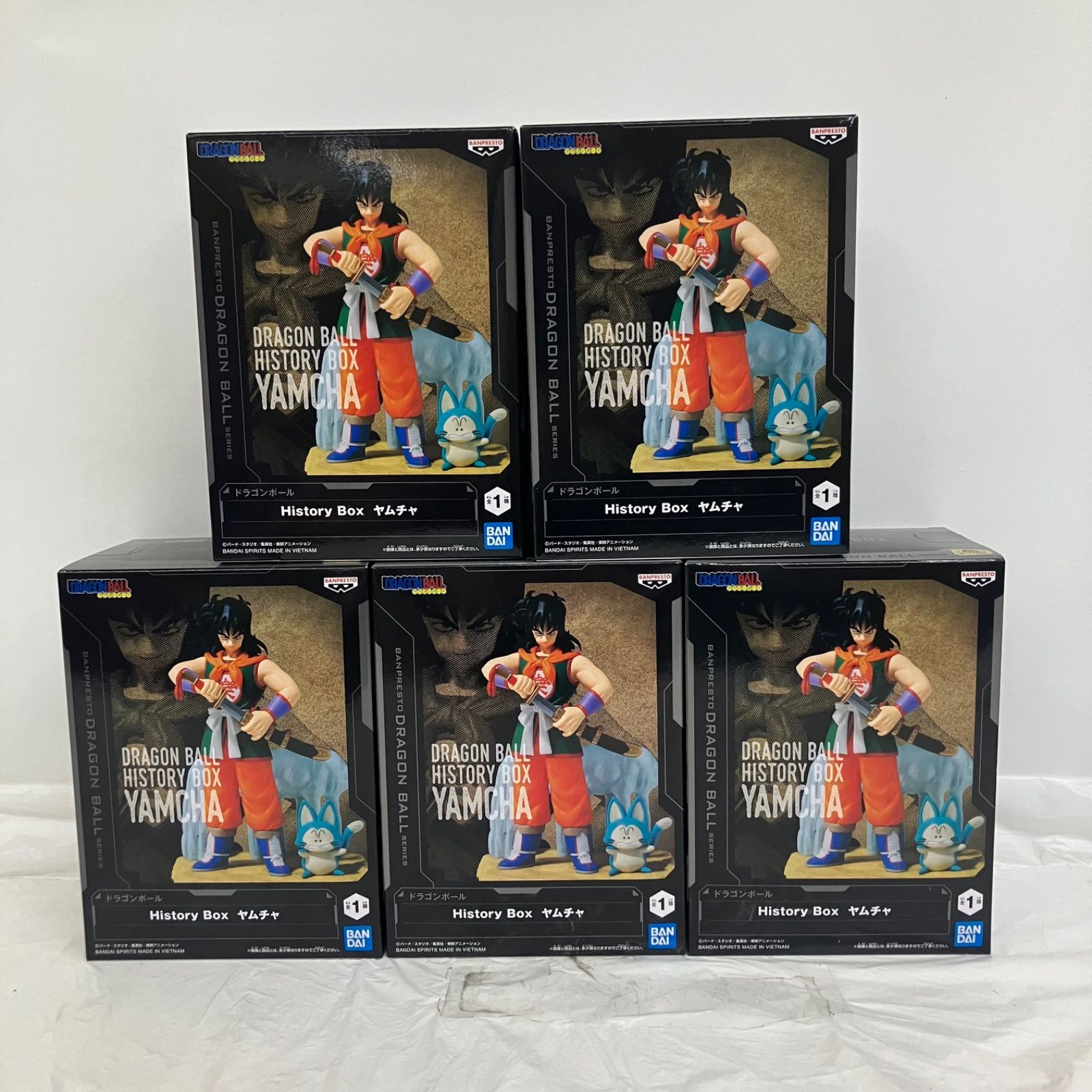 未開封 ドラゴンボール DRAGON BALL history box ヤムチャ BANPRESTO