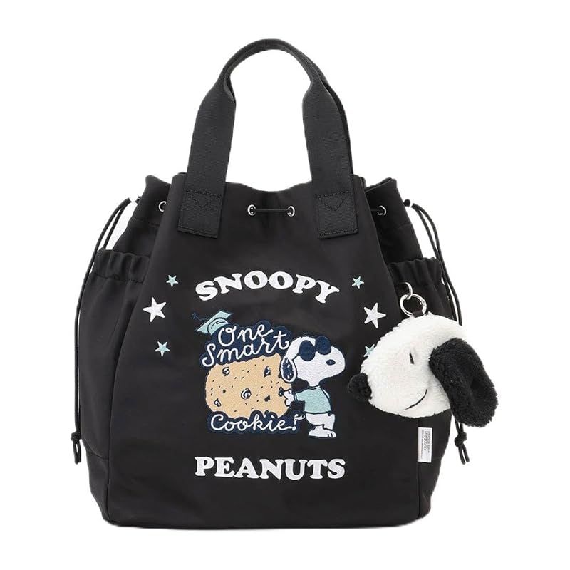 【新品】 [イザック] SNOOPYデザイン 2way巾着トート(クッキー） 2005703 グレー(11) 1