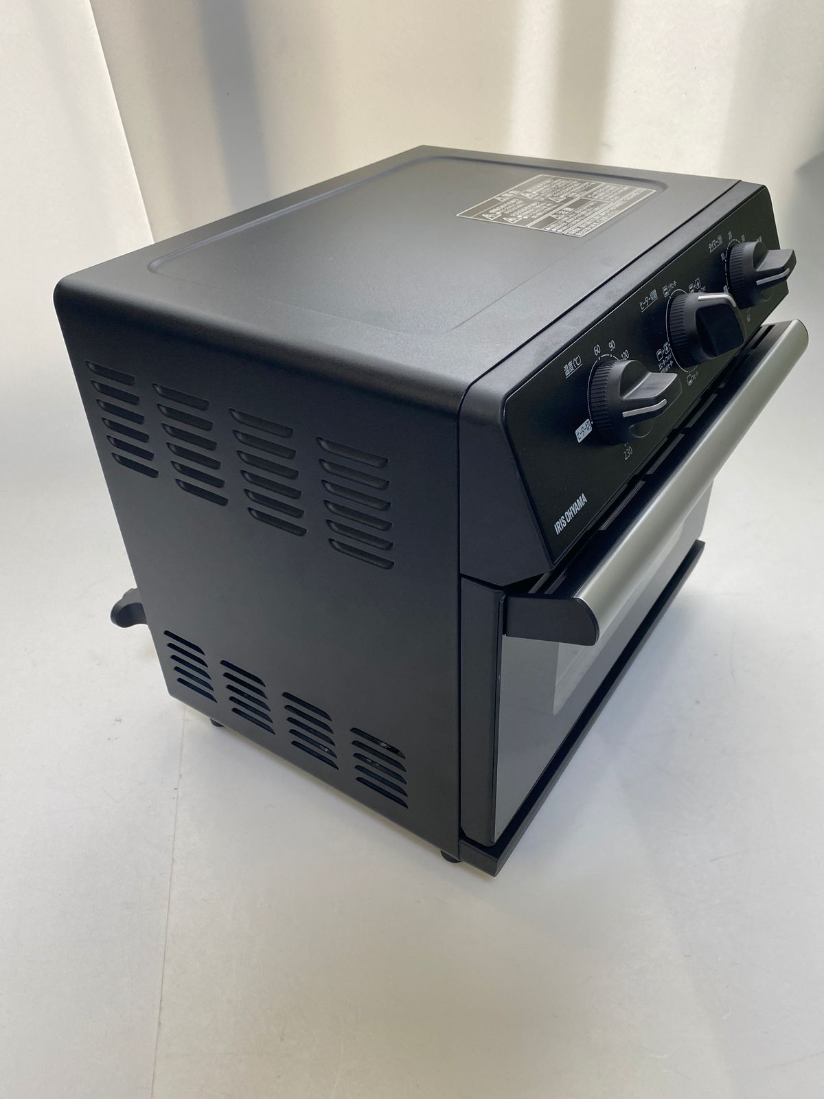 中古品 ノンフライ熱風オーブン IRIS OHYAMA 〇 アイリスオーヤマ IRIS OHYAMA ノンフライ熱風オーブン FVX-D14A-B