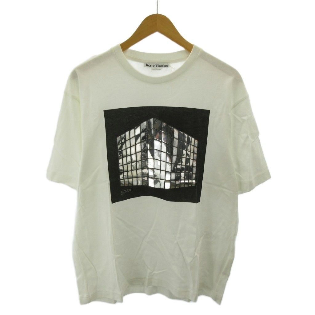 Acne Studios: オフホワイト フランネル ボタンアップ オーバーシャツ