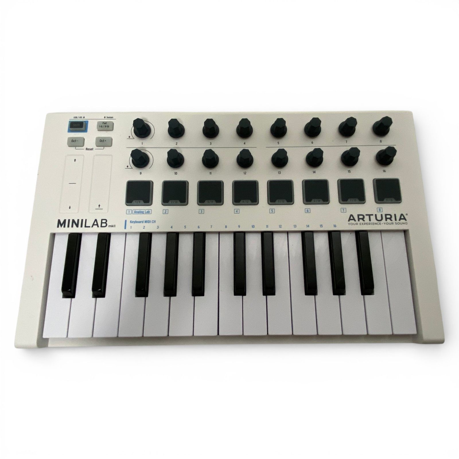 〇 アートリア Arturia MiniLab MkII 25鍵盤 MIDI コントローラー ソフトウェア付属 1400-4152 〇 アートリア Arturia MiniLab MkII 25鍵盤 MIDI コントローラー