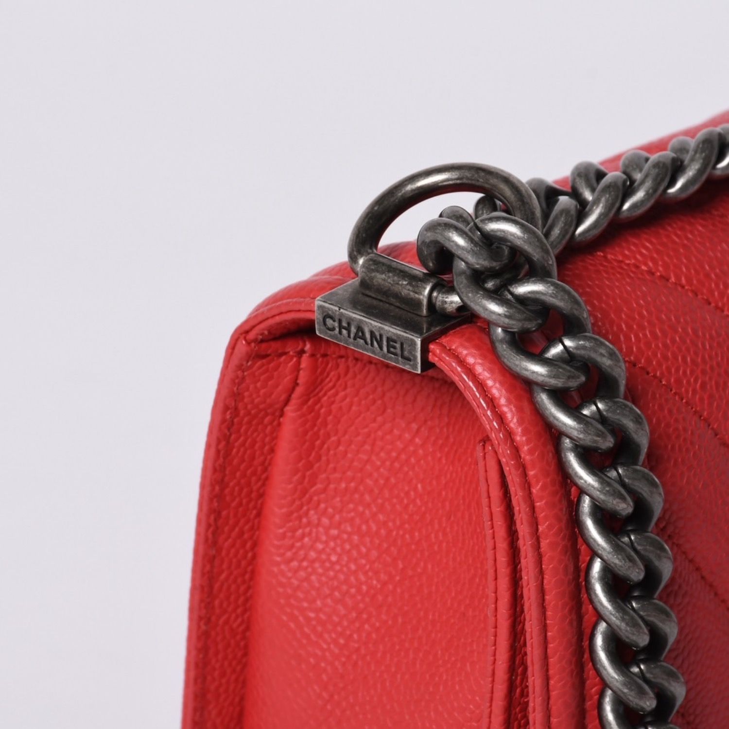 極美品 CHANEL シャネル ボーイシャネル スモール チェーンショルダー 