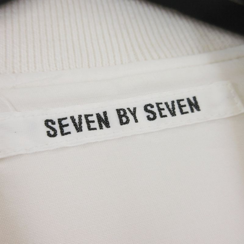 未使用 SEVEN BY SEVEN セブンバイセブン パッチワーク MA-1ブルゾン