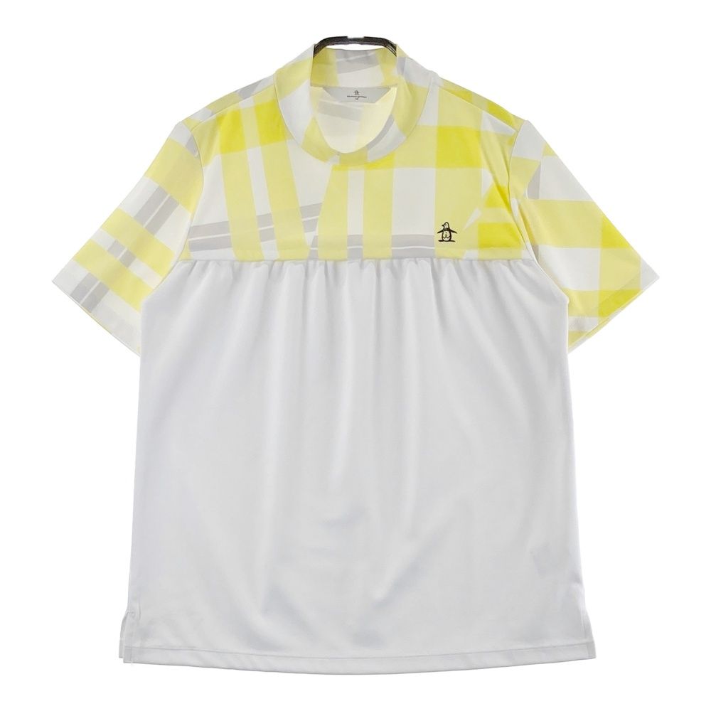 サイズ：M MUNSING WEAR マンシングウェア モックネック 半袖Tシャツ