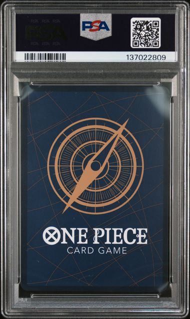 PSA10】モンキー・D・ルフィ(SR){赤}〈ST21-014〉[ONE PIECE magazine