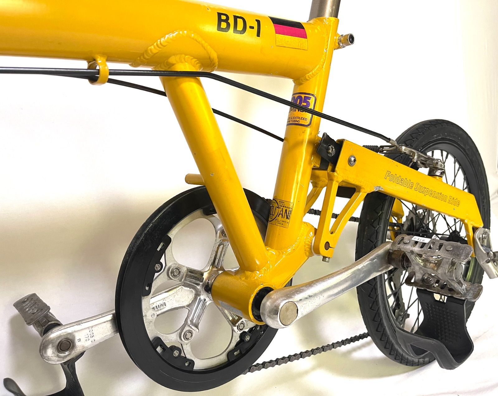 R&M ライズ＆ミューラー BD-1 折り畳み自転車 ミニベロ イエロー No.354 ※現金、クレジット、スマホ決済対応※ Yahoo!オークション - 「bd-1」折り畳み自転車 (車体) の落札相場