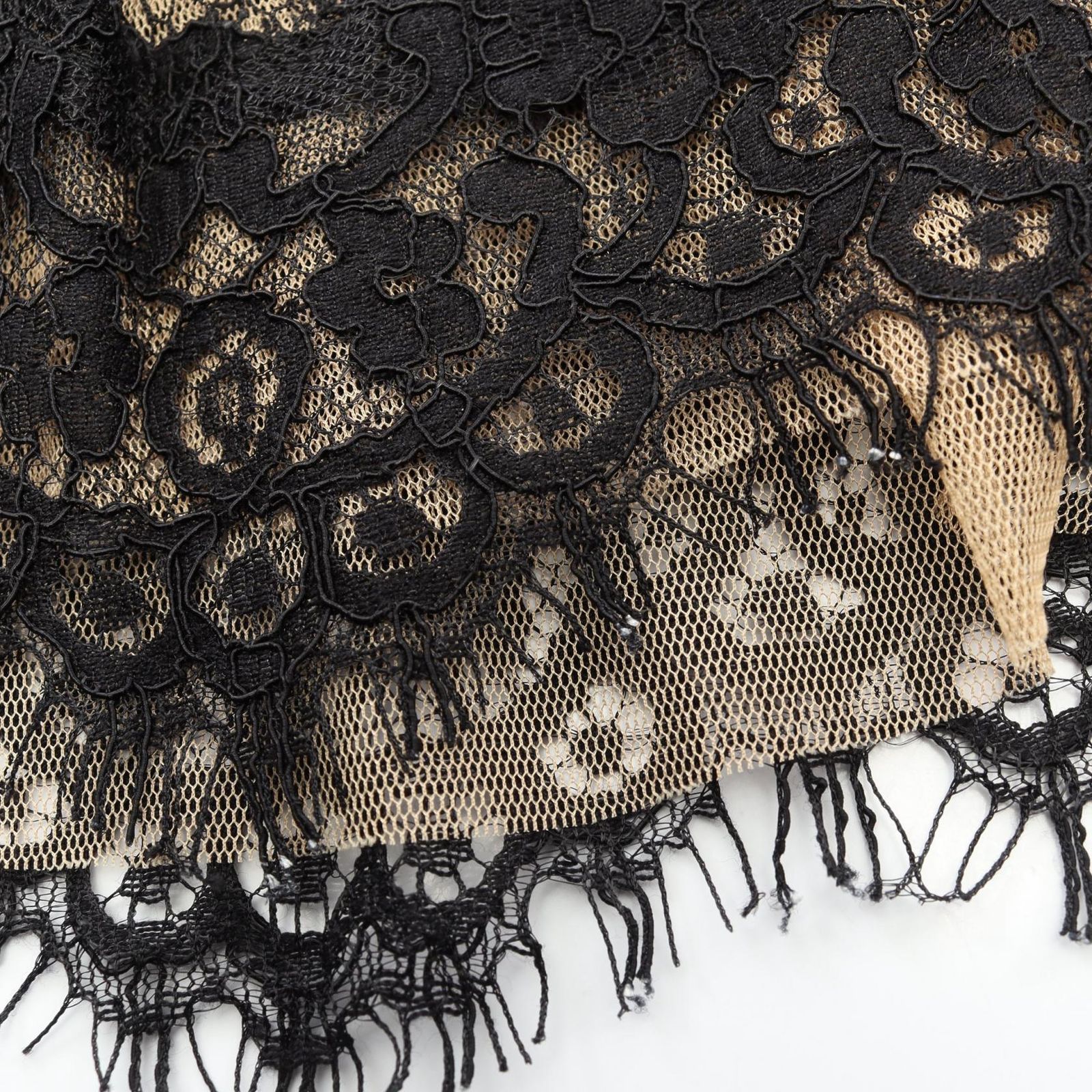 タダシショージ TADASHI SHOJI ワンピース PINTUCK JERSEY LACE PANEL