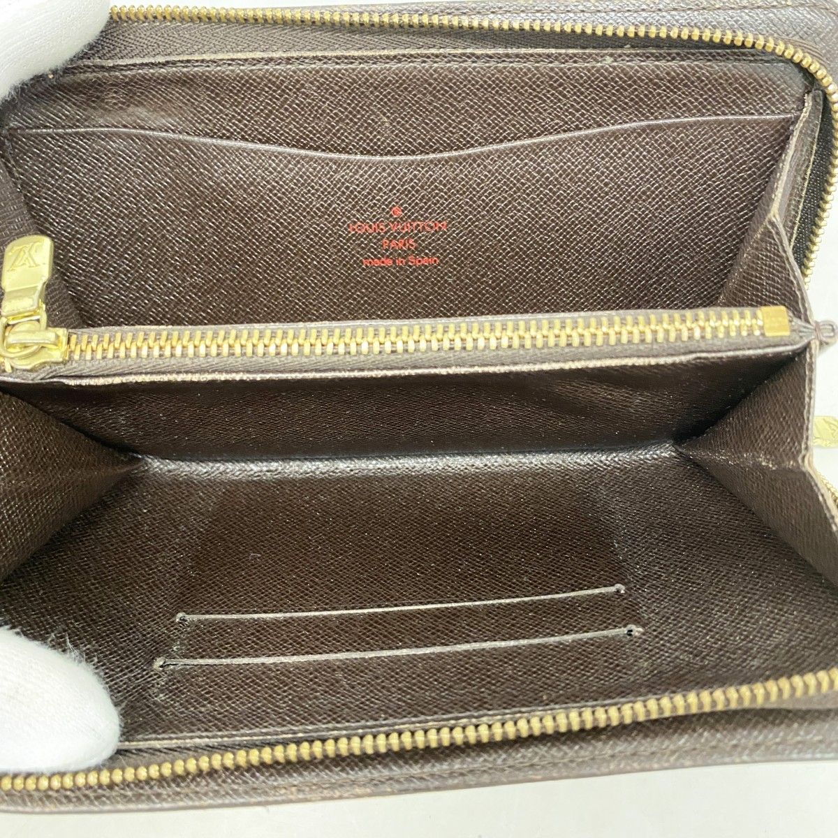 【6dd4703】ルイヴィトン 長財布 ダミエ ポルトモネジップ N61728 エベヌ【中古】メンズ レディース ユニセックス 6dd4703】ルイヴィトン 長財布 ダミエ ポルトモネジップ N61728 エベヌ