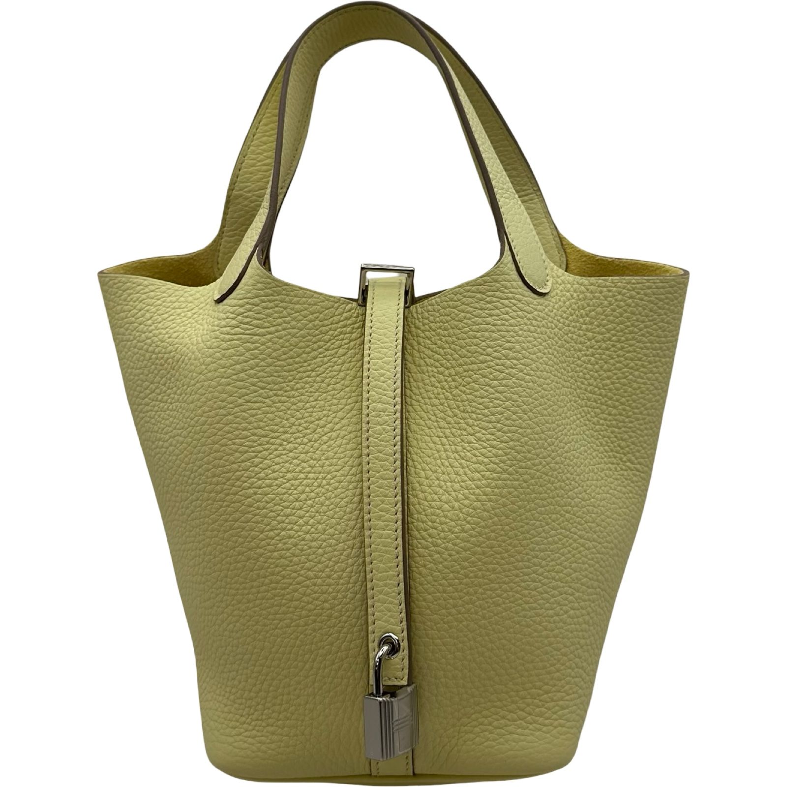 エルメス HERMES ピコタンロックPM W刻 ジョーヌミルトン シルバー金具 