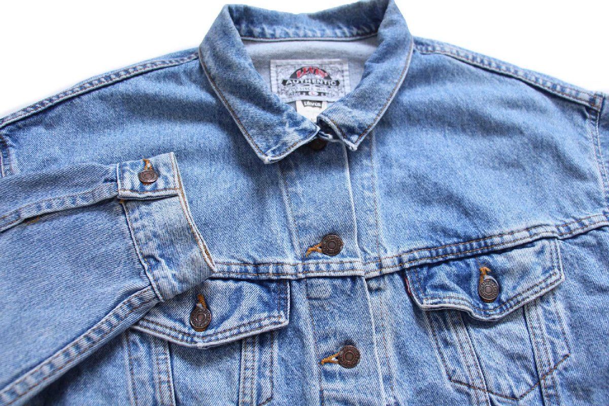 90s USA製 Levi'sリーバイス 77598 デニムジャケット 4ポケット L