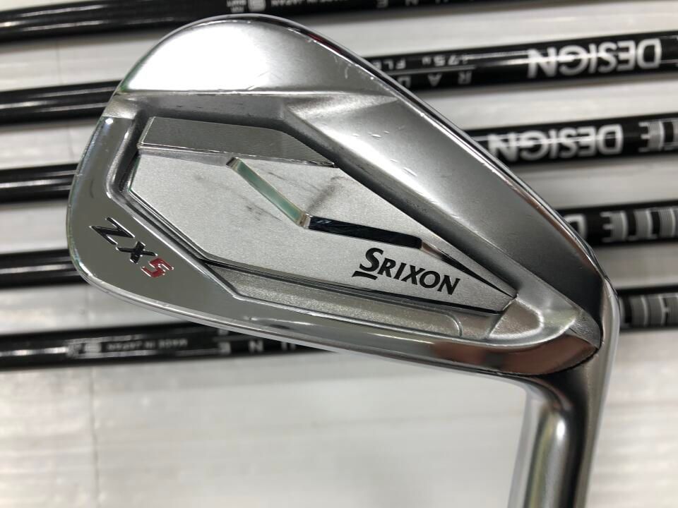 ダンロップ SRIXON ZX5 RAUNE i75u Rフレックス アイアンセット 中古