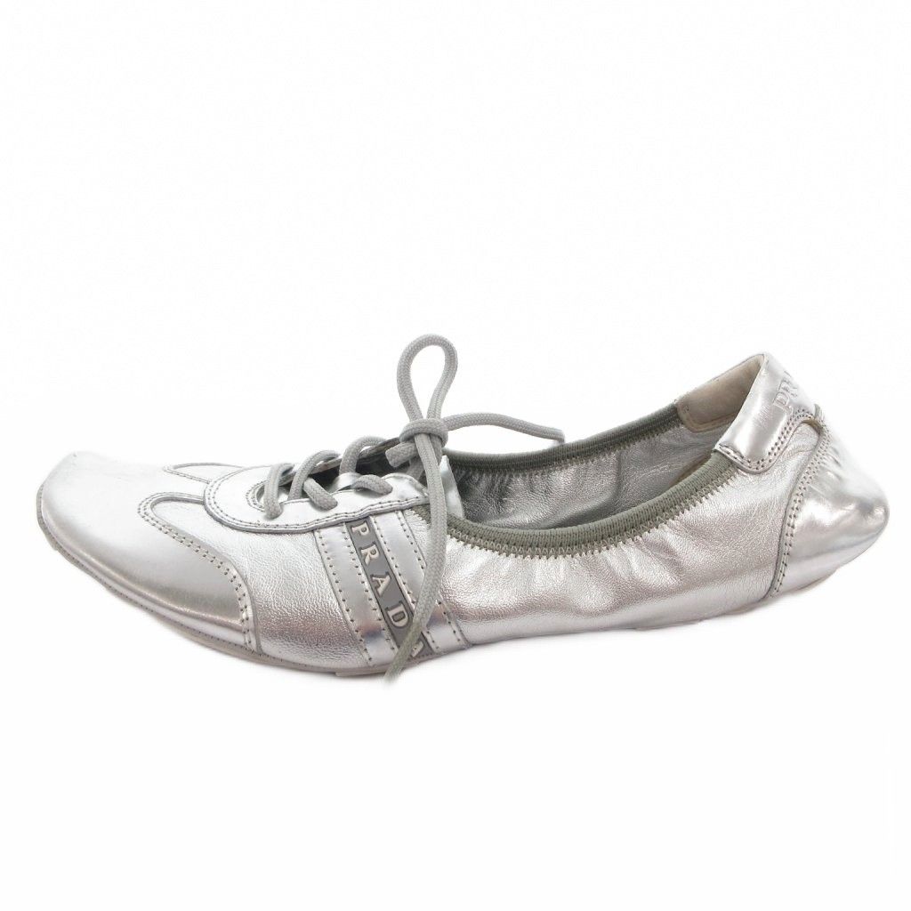 Prada sport フラットシューズ プラダスポーツ PRADA SPORT スニーカー フラットシューズ ロゴ 36