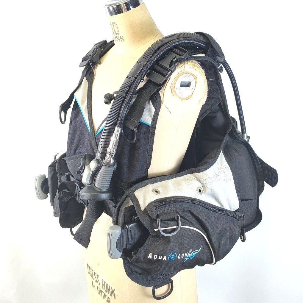 OH済 AQUALUNG アクアラング Pearl BCジャケット SMサイズ［BC-240819HK2］