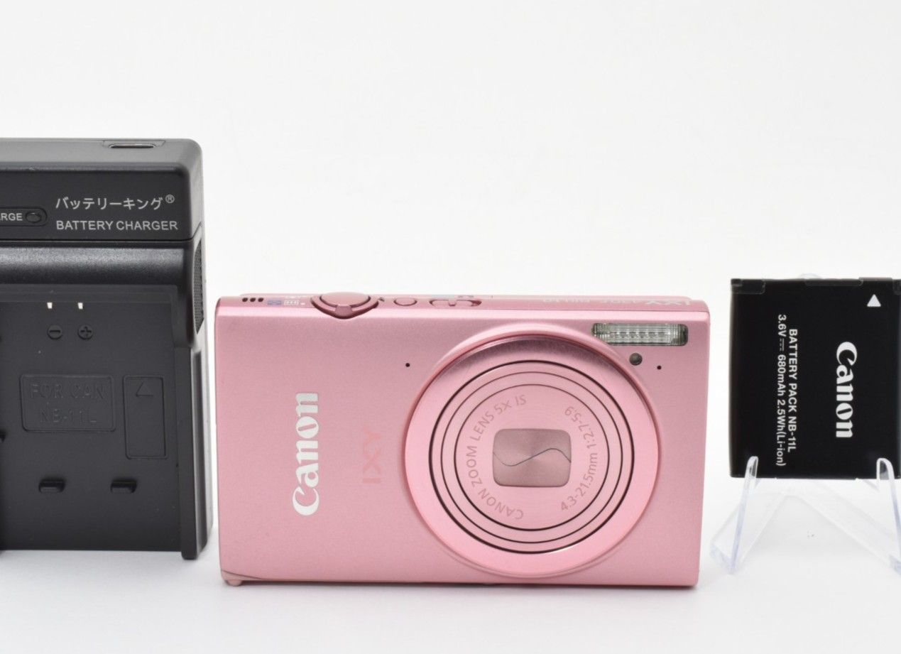 完動美品] Canon IXY 430F ピンク キヤノン コンパクトデジタルカメラ