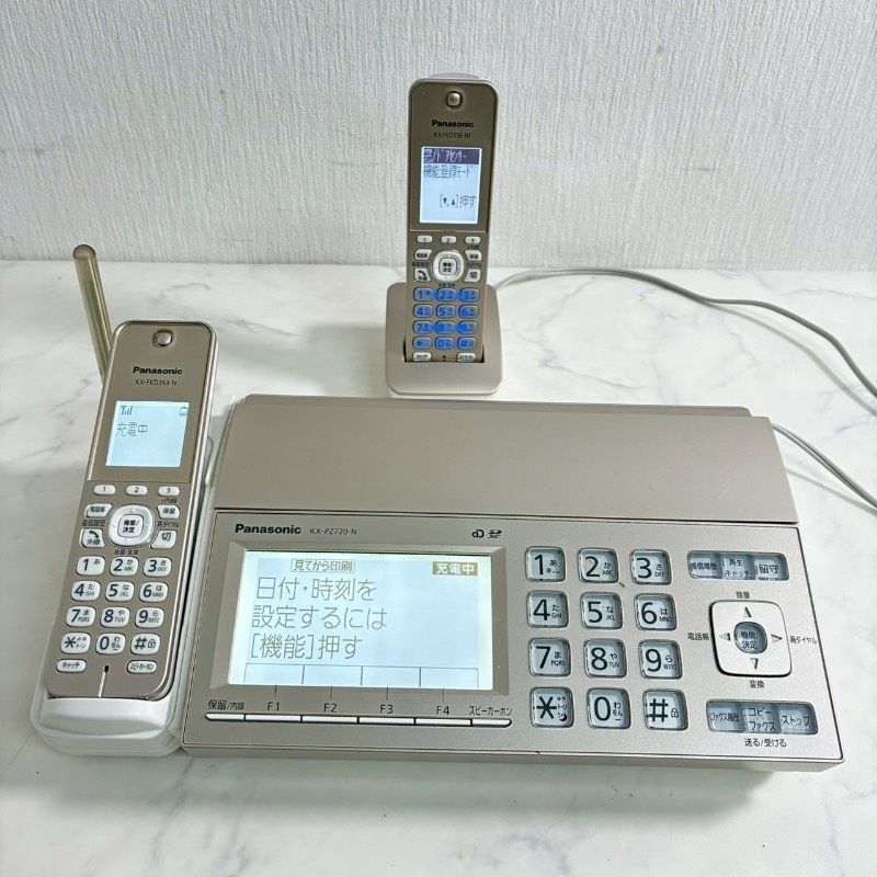 【美品】Panasonic KX-PZ720-N 電話機 FAX Panasonic KX-PZ720-N 電話機 FAX パナソニック 420K500 - メルカリ