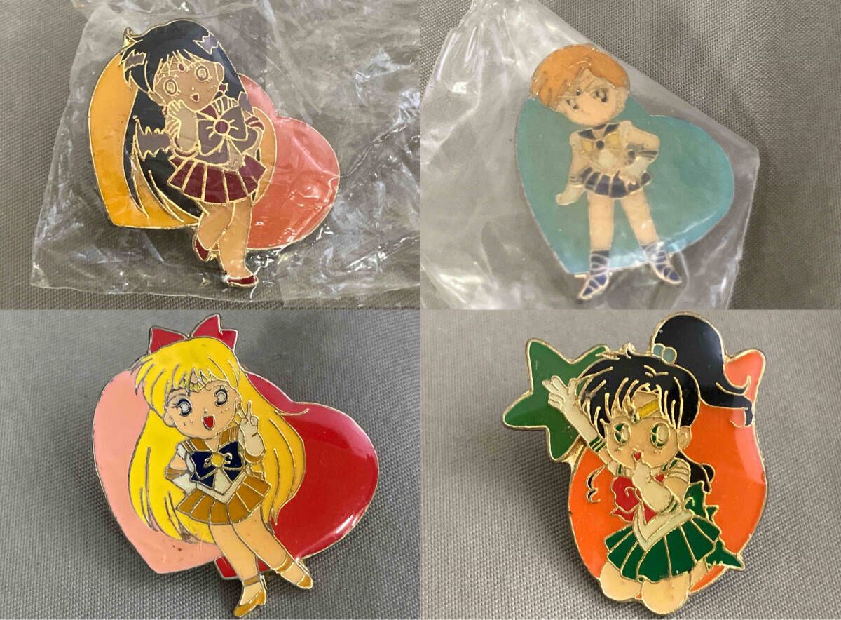 2点未開封】美少女戦士セーラームーン ピンバッジ4点セット セーラー