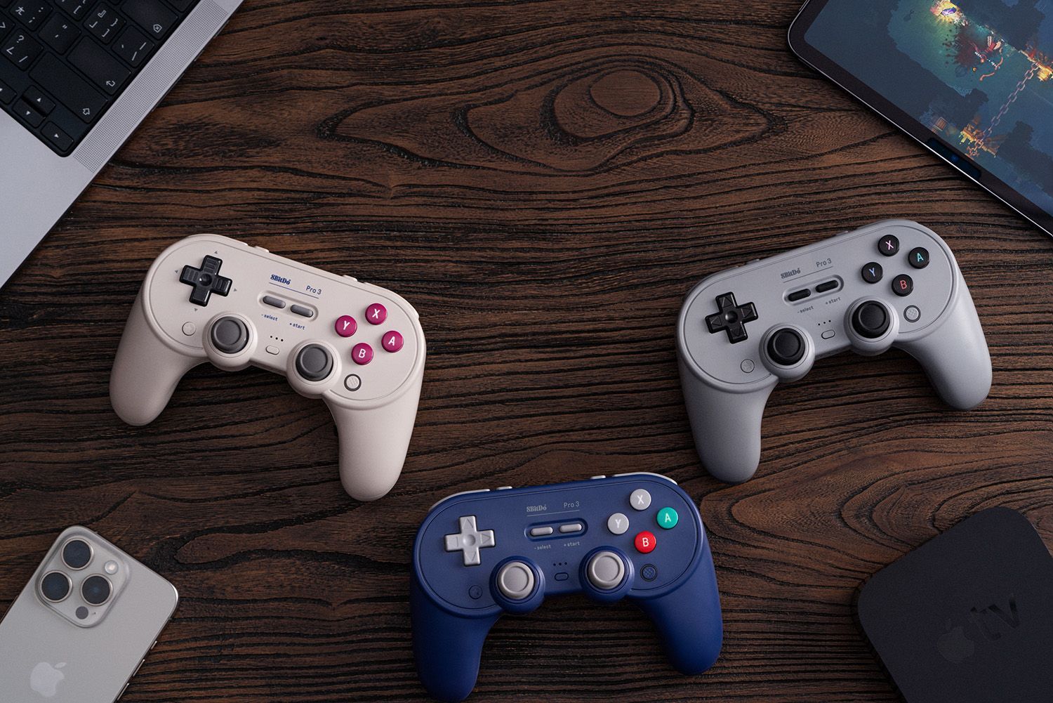 8BitDo Pro 3 Bluetooth コントローラー TMRスティック ホールトリガー