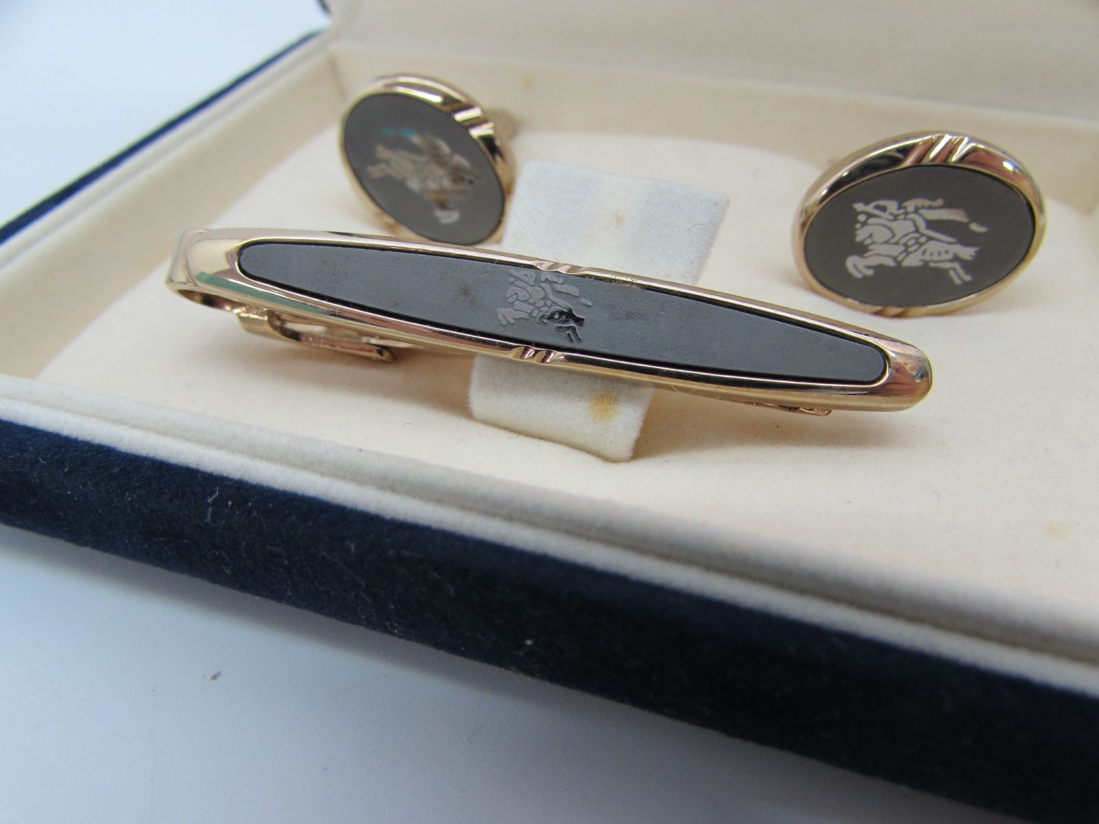 バーバリー　馬上の騎士　SILVER925K14GF　カフス　C1968 バーバリー 馬上の騎士 SILVER925K14GF カフス C1968 【公式通販】
