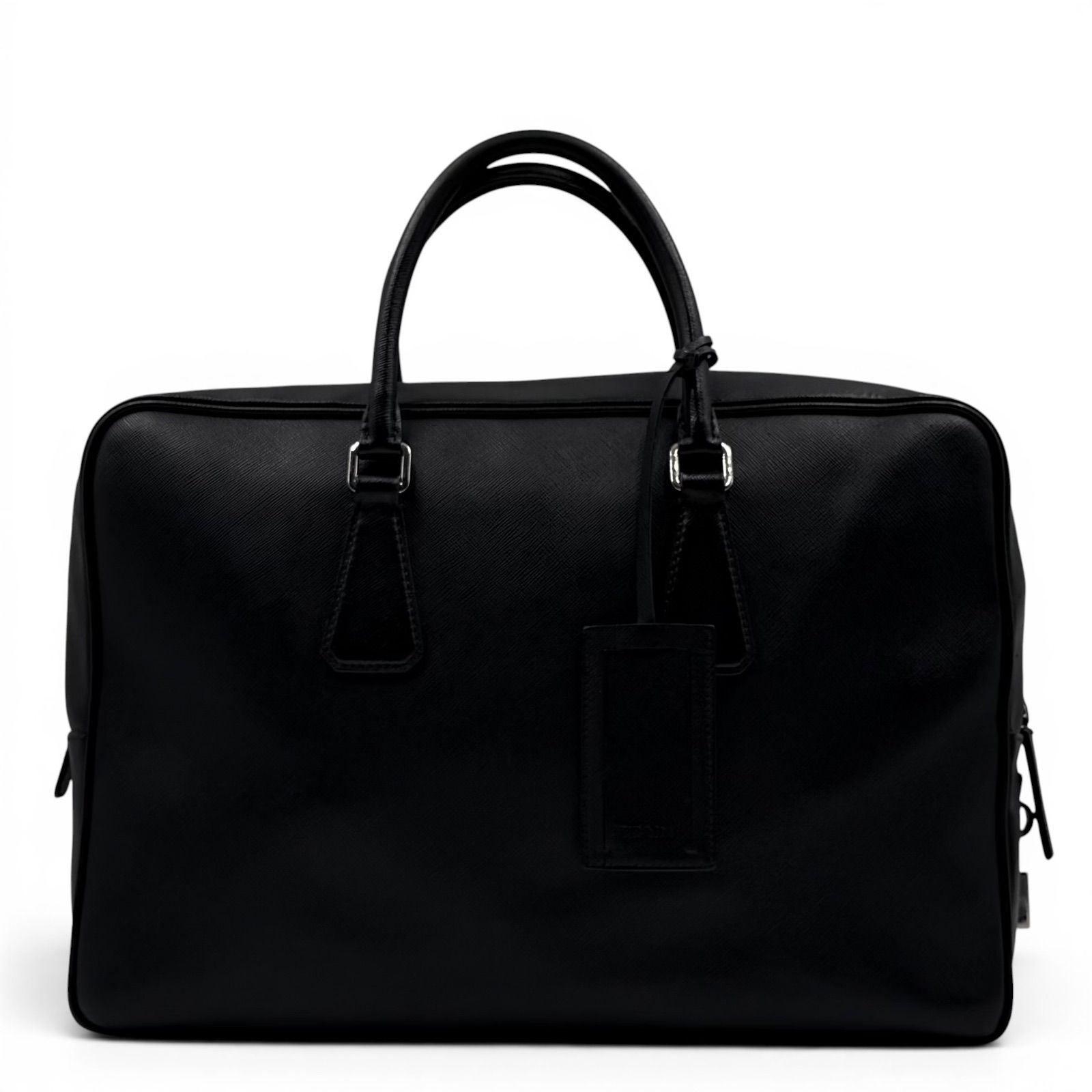 良品】PRADA プラダ ビジネスバッグ ブリーフケース 三角ロゴ
