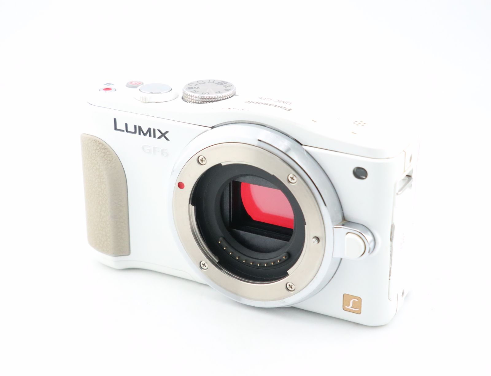 【動作品】Panasonic LUMIX GF6 ボディ 白 Amazon | パナソニック ルミックス ミラーレス一眼カメラ ルミックス