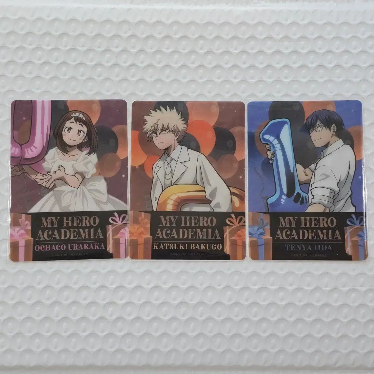 ヒロアカ 僕のヒーローアカデミア 10周年 特典 クリア カード セット 