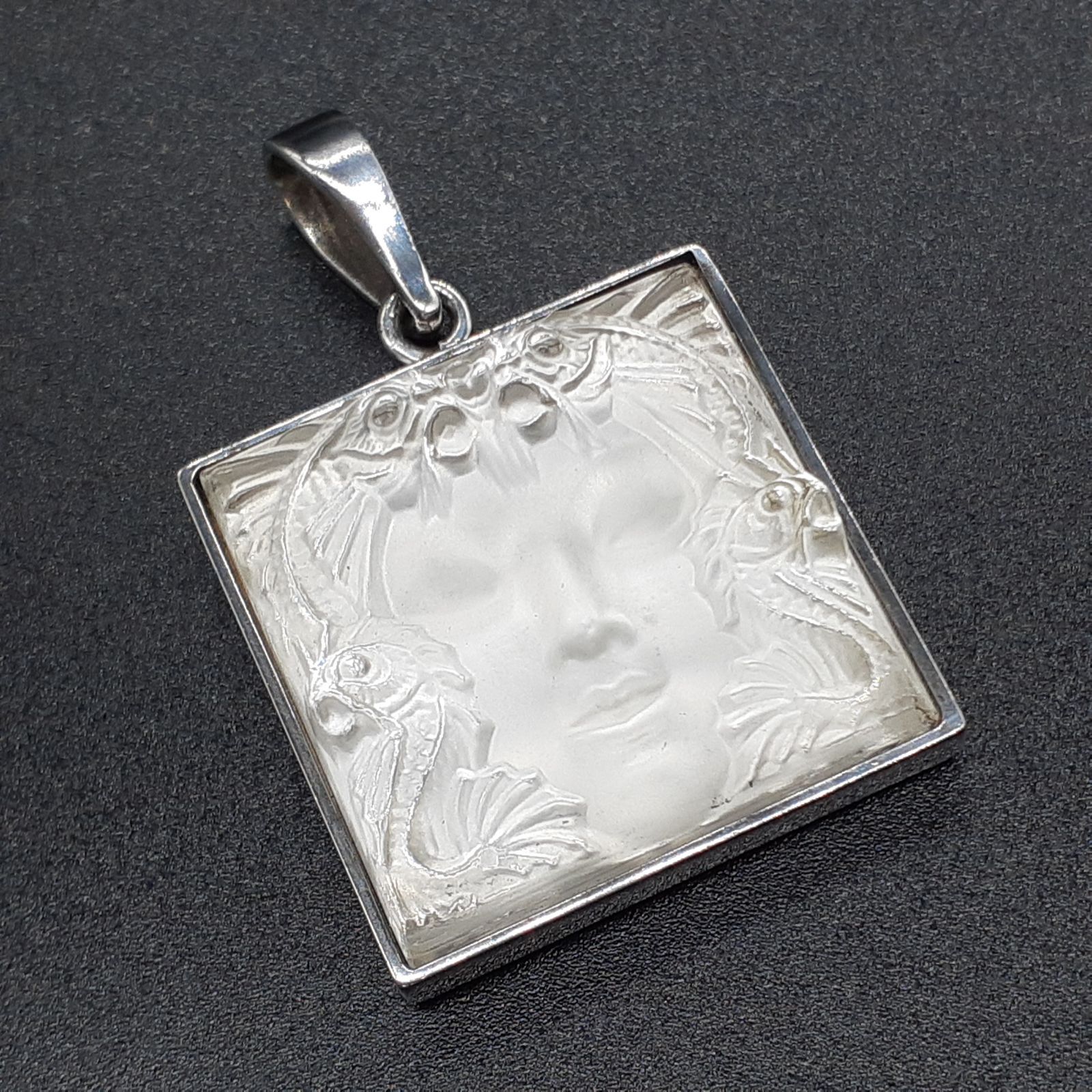 LALIQUE ラリック ネックレス ペンダントトップ チャーム シルバー