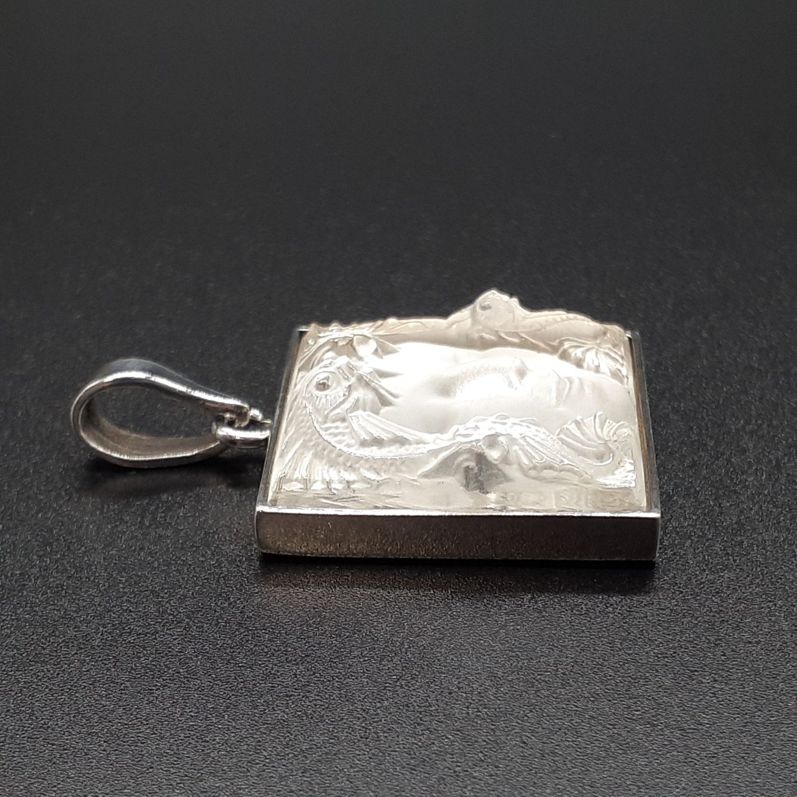 LALIQUE ラリック ネックレス ペンダントトップ チャーム シルバー