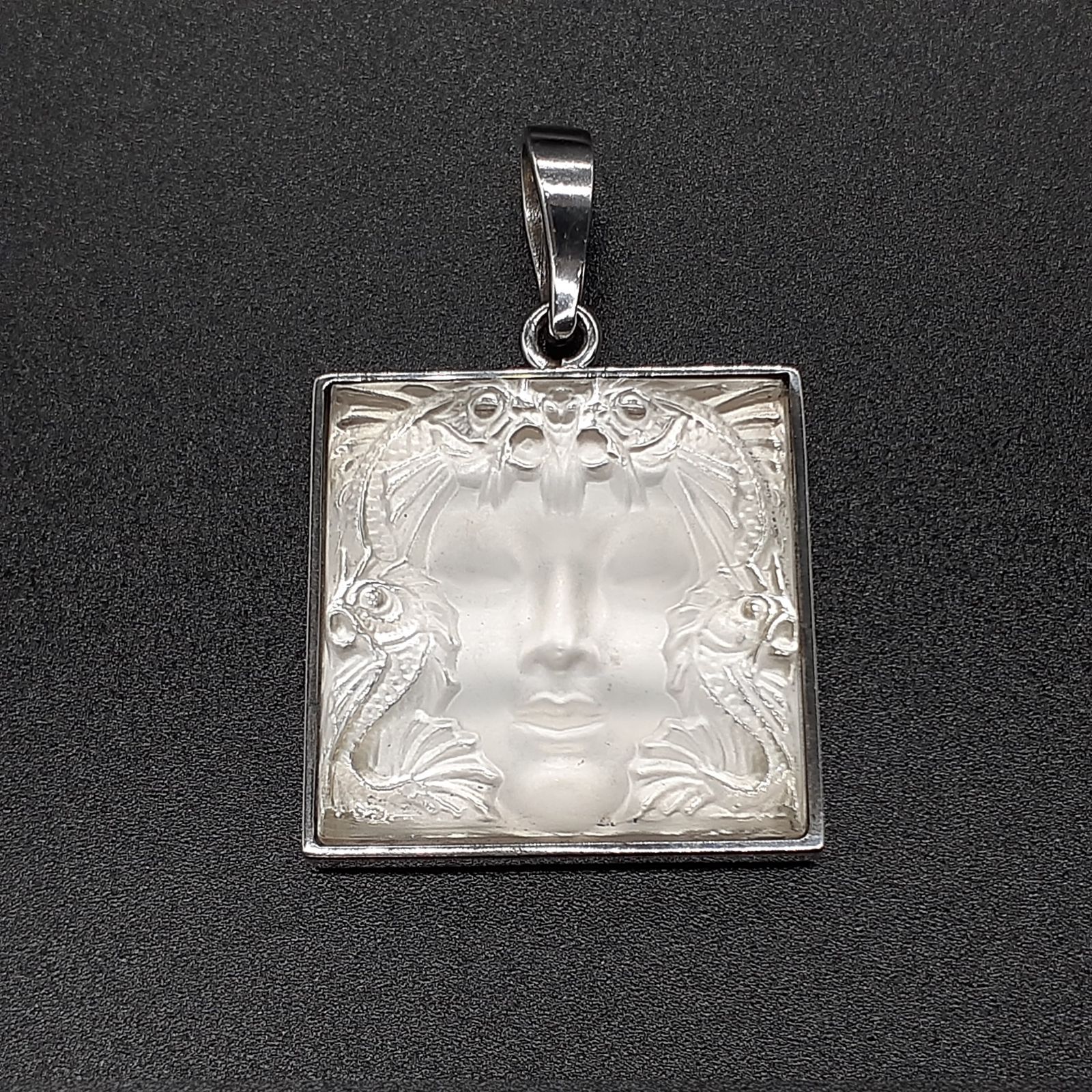 LALIQUE ラリック ネックレス ペンダントトップ チャーム シルバー 